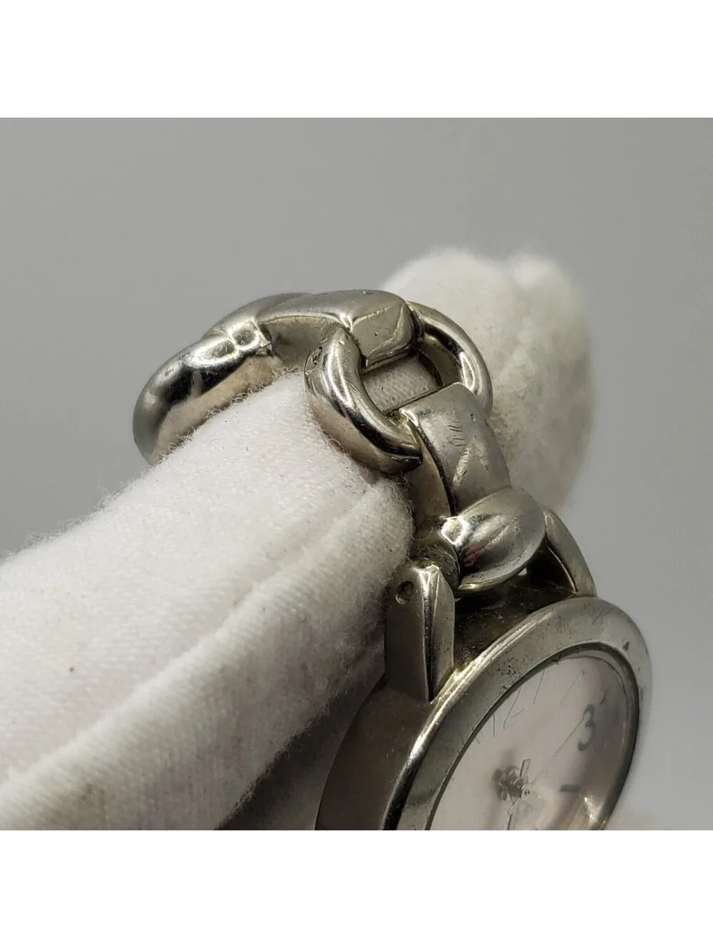 Nine West Watch Women 29mm Silver Tone Oval New Battery